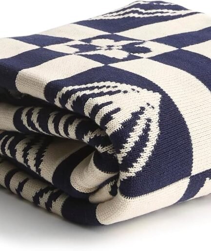 Women's Cotton Double Knit Throw Blanket