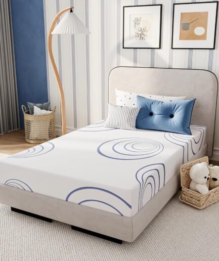 8 Inch Full Mattress, Charcoal Gel Cooling Memory Foam Mattress in a Box, Medium Fiberglass Free, , Blue