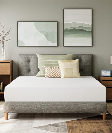 8 Inch Full Cooling Gel Memory Foam Mattress for Cool Sleep Medium Firm  Foam, Mattress in a Box Pressure Relief Removable Cover No Fiberglass (Full, 8 in)