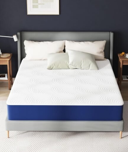 12 Inch Firm Queen Mattress,Queen Size MattressCooling Memory Foam with Washable Zipper Cover, Pressure Relief & Firm Support, Easy Setup