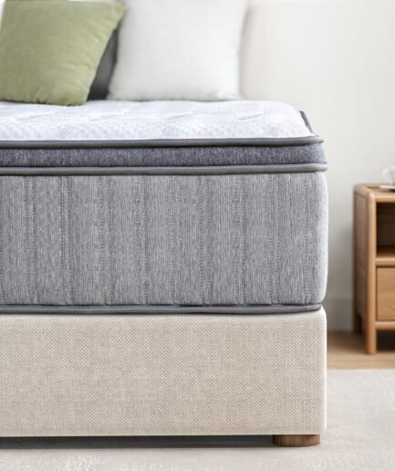 Twin Mattress, 10 Inch Gel Memory Foam Zoned Hybrid Mattress with Ice Silk, Reinforced Edge Individually Pocket Springs, Zero Motion, Medium Firm, in a Box, SG Made,